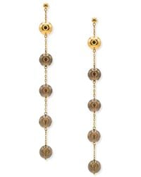 Jaredjamin - Nora Dangle Smoky Quartz Earrings - Lyst