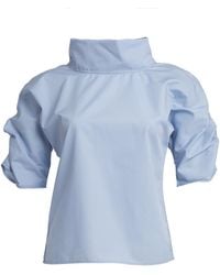 Bianca Popp - Puff Blouse With Collar - Lyst