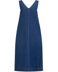 Sugarhill - Cerys Midi Sundress Deep Denim - Lyst