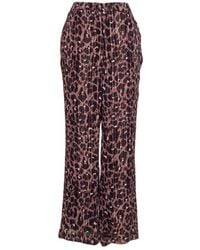 Rose & Nancy - Indira Animal Print Trouser - Lyst