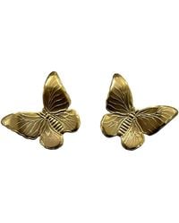Achala Handcrafted - Statement Butterfly Plated Earrings - Lyst