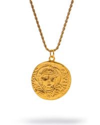 Ebru Jewelry - Mystic Guardian Coin Medallion Necklace - Lyst