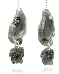Bio-Trimmings - Binet Earrings Onyx Bio-Gems - Lyst
