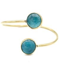 Lala Salama - Recycled Brass Glass Bangle - Lyst