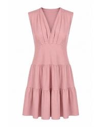 Conquista - Sculpted Tier V-Neck Dress - Lyst