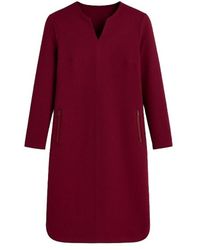 Conquista - Burgundy Sack Dress By - Lyst