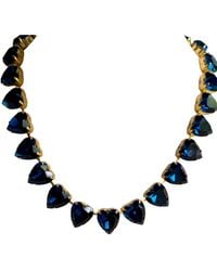 Laura Gray - Grace Dark Heart Necklace - Lyst