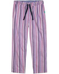 Lounge - Organic Brushed Cotton Loungewear Trousers-Pants, And - Lyst