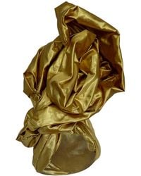 Romer Millinery - Twisturban Turban Crescent Xl Metallic Silk Shantung - Lyst