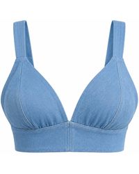 Ofuure - Light Denim Azure Bra Top - Lyst