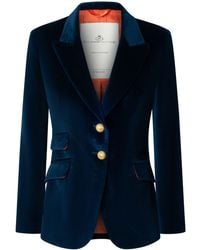 The Extreme Collection - Velvet Blazer Oliva - Lyst