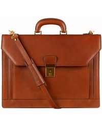 Time Resistance - Large Leather Briefcase - Lyst