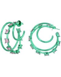 Lavani Jewels - Motoko Triple Hoops - Lyst
