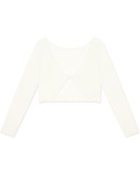 Hrmn8 - Neutrals Radiance Twist Front Bamboo Top - Lyst