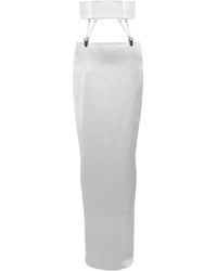 Vestiaire d'un Oiseau Libre - Silk Suspender Skirt - Lyst