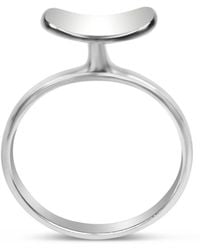 Bellus Domina - Sterling Abstract Minimalist Ring - Lyst