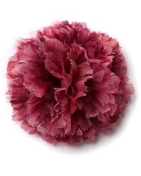 Helena Simon - The Dark Carnation Floral Brooch - Lyst