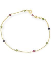 MOUNIR LONDON - Multicoloured Beaded Anklet - Lyst