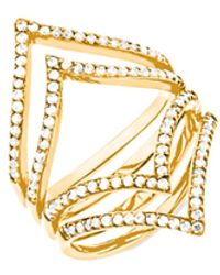 SALLY SKOUFIS - Shine Ring With Made Cz Diamond Stimulant - Lyst