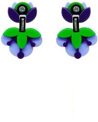 Gissa Bicalho - Handmade Acrylic Earring Petunia Medium - Lyst