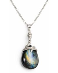 Ormiro - Kundalini Snake Labradorite Vermeil Necklace - Lyst