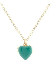 Kris Nations - Enamel Heart Locket - Lyst