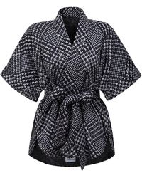 LA FEMME MIMI - Reversible Kimono Vest - Lyst