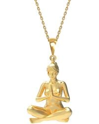 Nowart Jewelry - Sukhasana Pose Yoga Necklace - Lyst