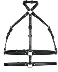 Haute Cuir - Double Belt Leather Chest Harness - Lyst