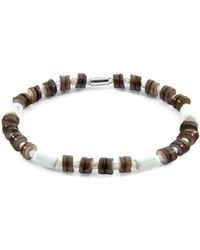 Anchor and Crew - Maisie & Freshwater Shell Skinny Bracelet - Lyst
