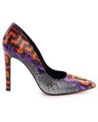 The 5Th Element - Print Leather Stiletto Heels - Lyst