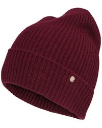 tirillm - Holly Rib Knitted Cashmere Beanie, Deep Burgundy - Lyst