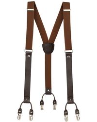 Badass & Goddess Leather - Leather Front Suspenders - Lyst