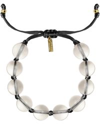 Adriana Pappas Designs - Glass Bracelet On Colored Cord - Lyst