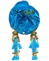 Julia Clancey - Azure Dragon Fly Dream Turban - Lyst