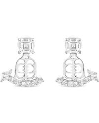 SALLY SKOUFIS - Revival Ear Jacket With Made Cz Diamond Stimulant - Lyst