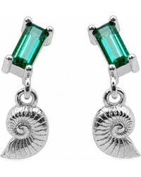 Cier - Nautilus Stud Earrings - Lyst