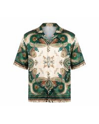 Hustle - Welcome To Miami Satin-Shirt - Lyst