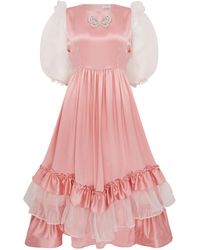 Lisa The Label - Angel Cloud Puff Dress Long - Lyst