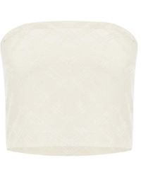 MARGOT VII - Sky Nude Top - Lyst