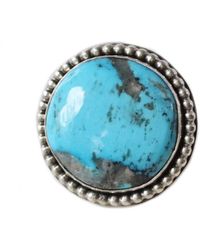 Glamrocks Jewelry - Arizona Kingman Sterling Ring - Lyst