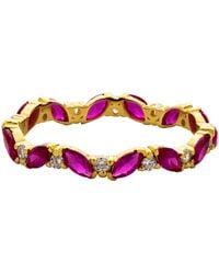 Belinda Jewelz - Ruby Marquise Birthstone Infinity Ring - Lyst