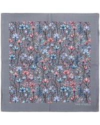 lords of harlech - Hudson Mystic Floral Merino Handkerchief Pocket Square - Lyst