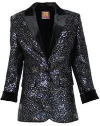 Lalipop Design - Sequin Embellished Blazer Jacket - Lyst