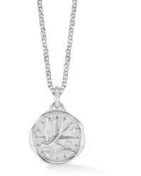 Dower & Hall - Flying Swallow Talisman Necklace - Lyst