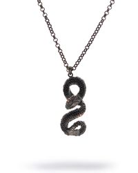 Ebru Jewelry - Serpent Guardian Sterling Necklace - Lyst