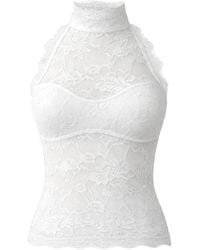 OW Collection - Selah Lace Halter Top - Lyst