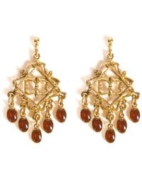 Caramel Vintage Jewellery - Festival Stone Earring - Lyst