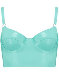 Elissa Poppy - Latex Full Cup Bra - Lyst