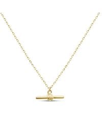 Clemence Wren - T-Bar Pendant Necklace - Lyst